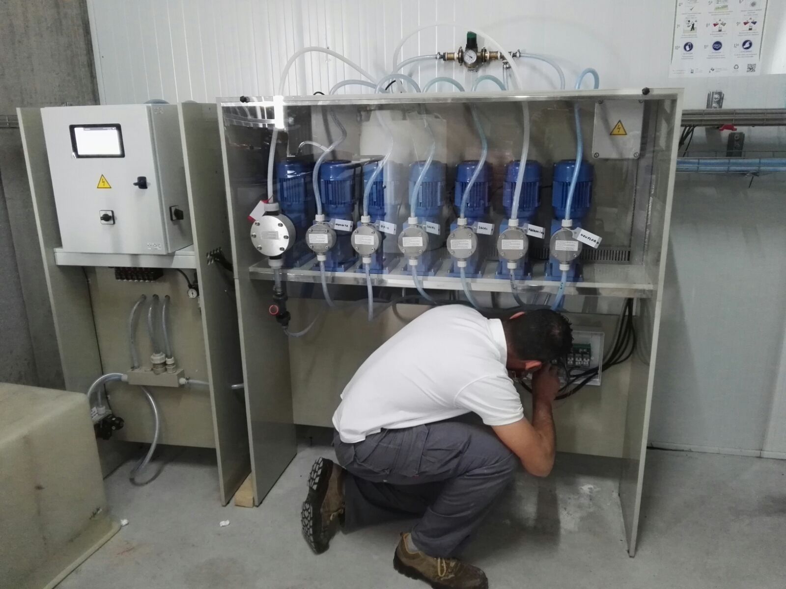 dosificación en lavandería