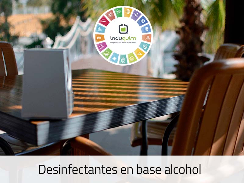 Desinfectantes en base alcohol